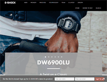 Tablet Screenshot of gshock.com